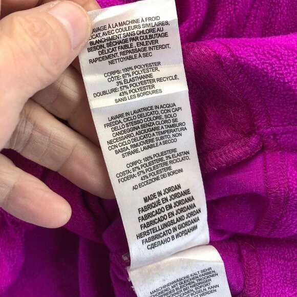 Columbia Womens Fleece Jacket Large Hooded Pink Pullover Outdoors Casual Cozy - Picture 9 of 13